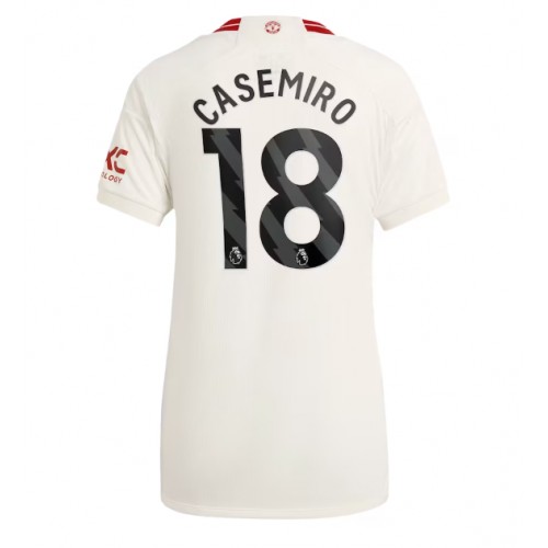 Maillot de foot Manchester United Casemiro #18 Troisième Femmes 2023-24 Manches Courte